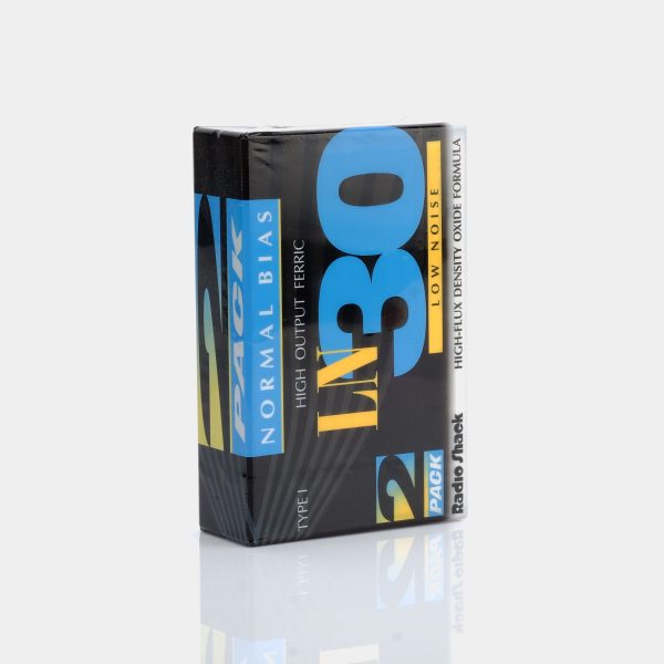 Radio Shack LN 30 Type I 30 Min Blank Cassette Tapes (2 Pack) For Discount